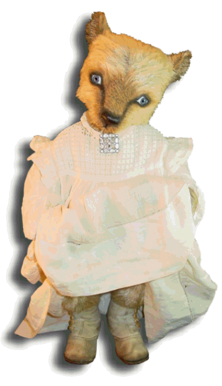 Rebecca - Handmade Teddy Bears, Mohair Teddy Bears, Artist Teddy Bears by Award Winning Artist Denise Purrington